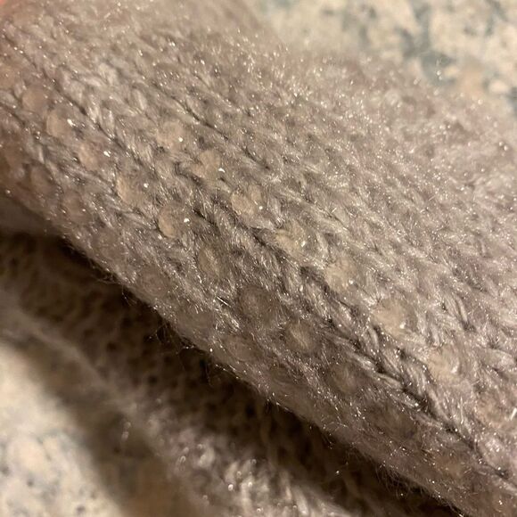 Simple Faux Fur Knit Sherpa Lined Slipper Socks - Picture 3 of 4